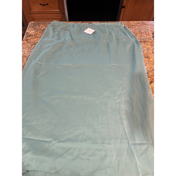 NWT American Eagle Sea Green Maxi Skirt XXL Summer Casual Everyday - Picture 1 of 9